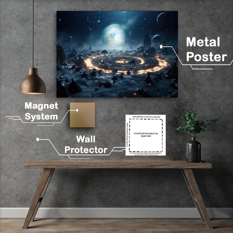 Buy Metal Poster : (Otherworldly Space Art Unique Cosmos)