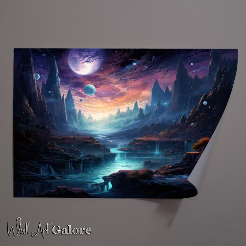 Buy Unframed Poster : (Radiant Space Scenes Beautiful Universe)