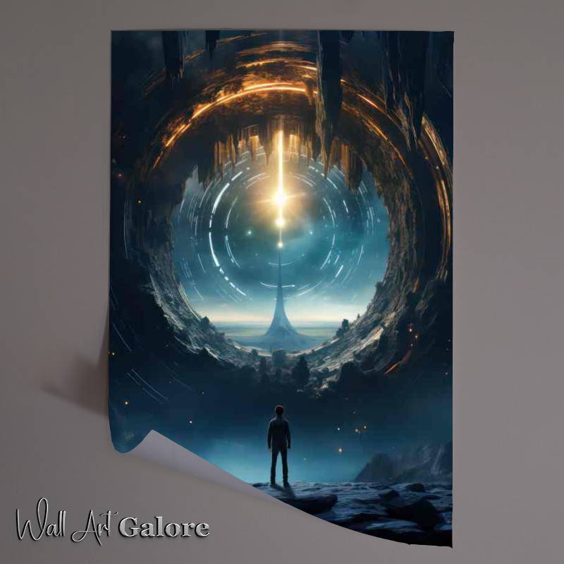 Buy Unframed Poster : (Abstract Interstellar Illustration Creative Galaxy Design)