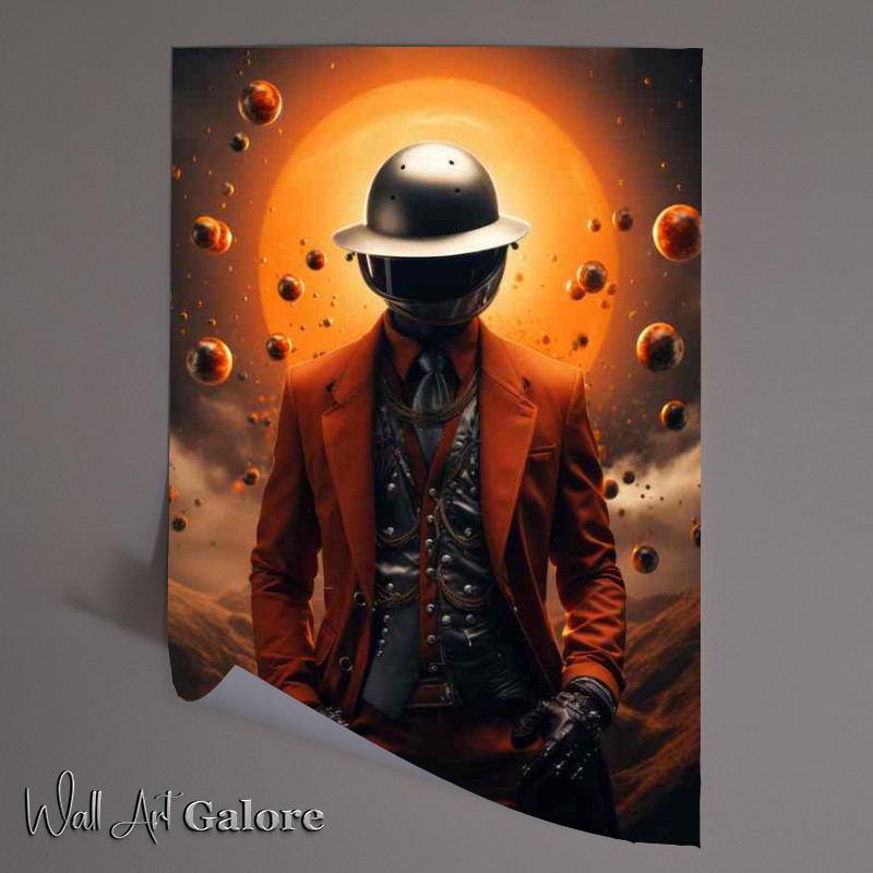 Buy Unframed Poster : (Cosmic Solitude The Lonely Journey of an Astronaut)