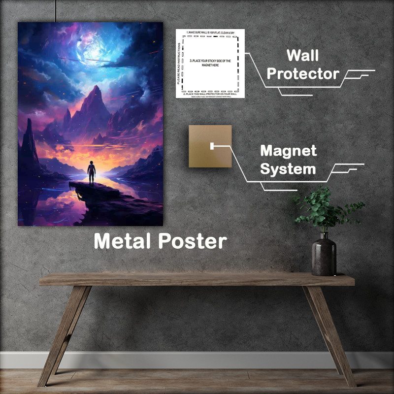 Buy Metal Poster : (Enchanting Astronomical Scenes Magical Universe)