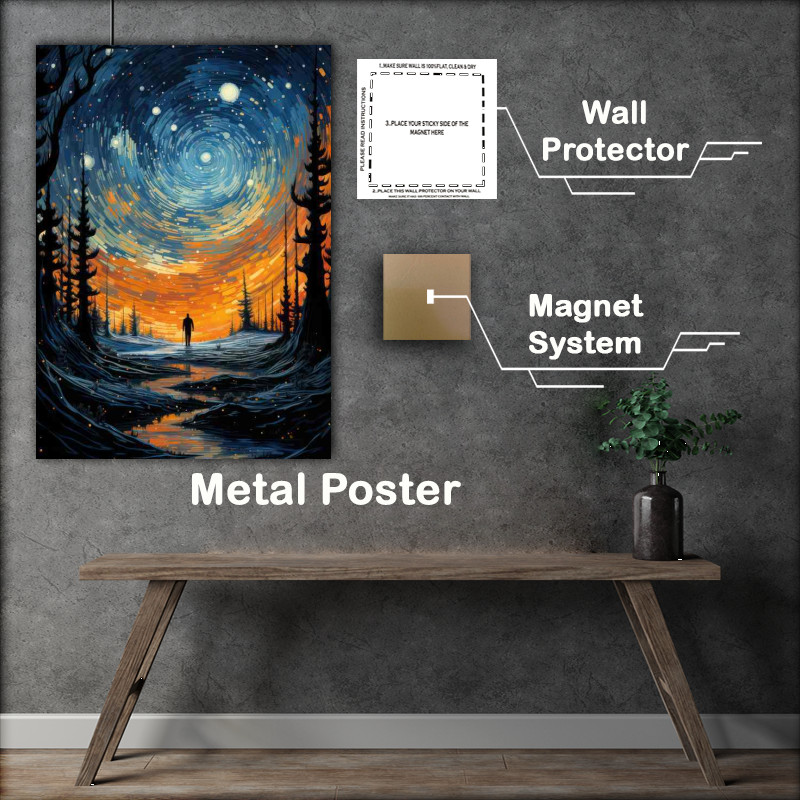 Buy Metal Poster : (Enchanting Galaxy Visions Magical Universe)