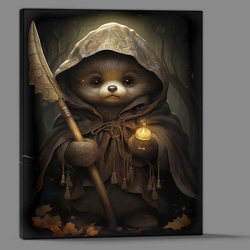 Buy Canvas : (Benny The Bear Walking In The Forest)