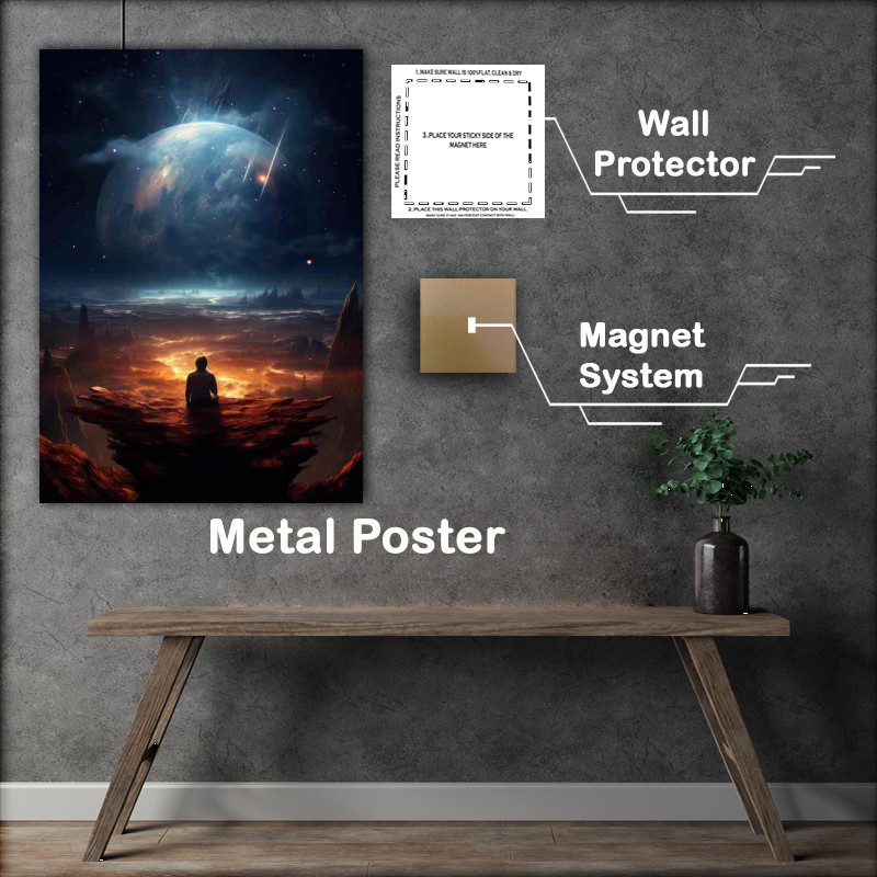 Buy Metal Poster : (Enigmatic Space Visions Mysterious Universe Poster)