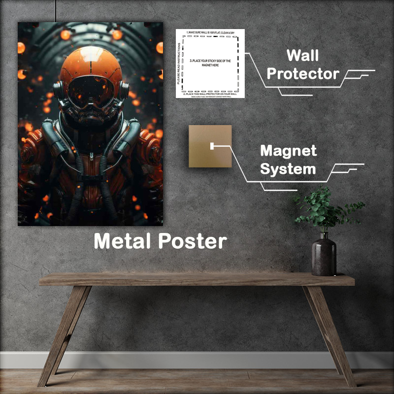 Buy Metal Poster : (Eternal Explorer The Astronauts Quest in Space)