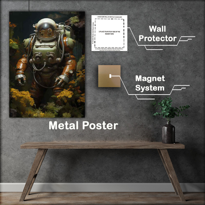 Buy Metal Poster : (Futuristic Astronomical Scenes Innovative Cosmos Art)