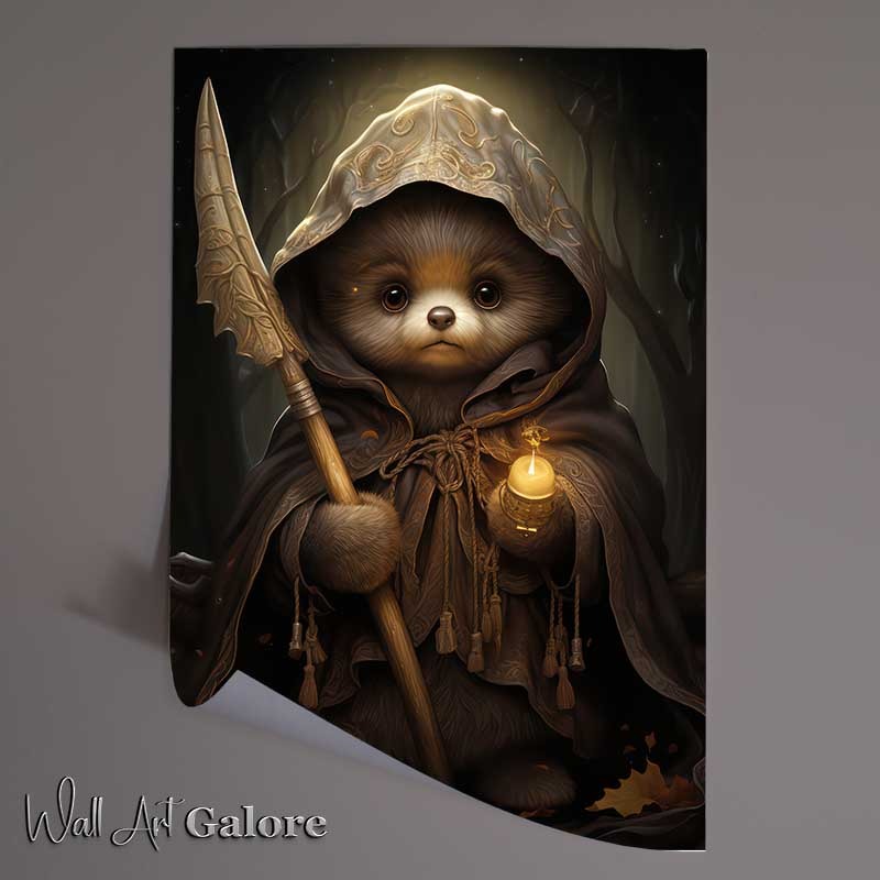 Buy Unframed Poster : (Benny The Bear Walking In The Forest)
