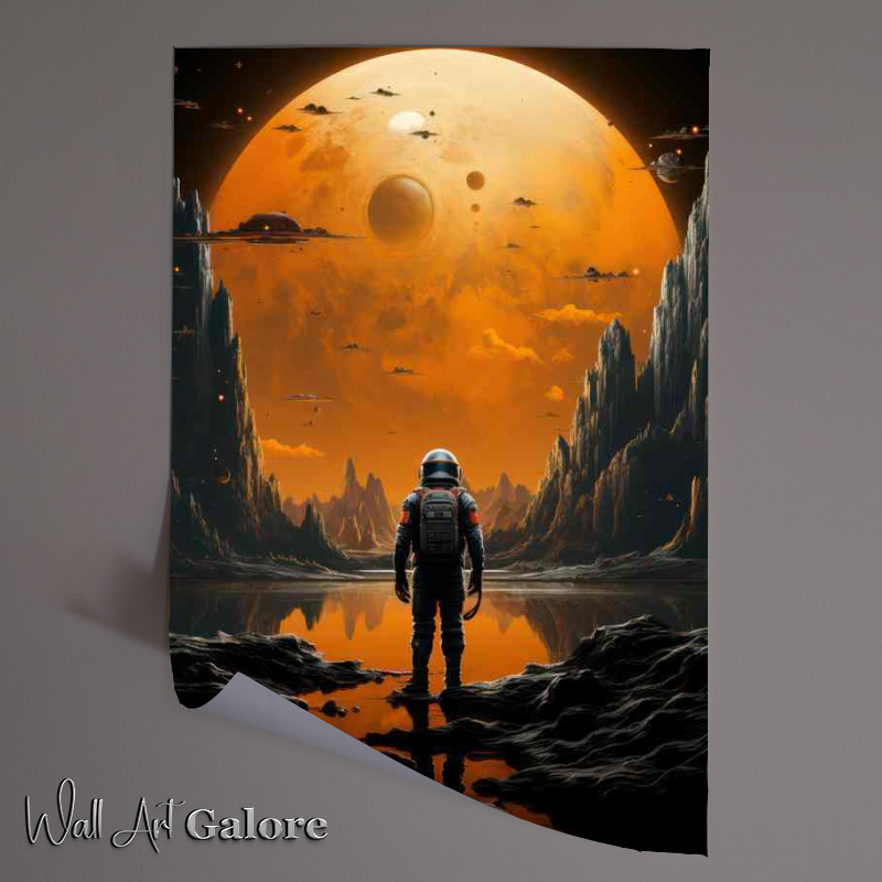 Buy Unframed Poster : (Futuristic Universe Scenes Innovative Astronomical Art)
