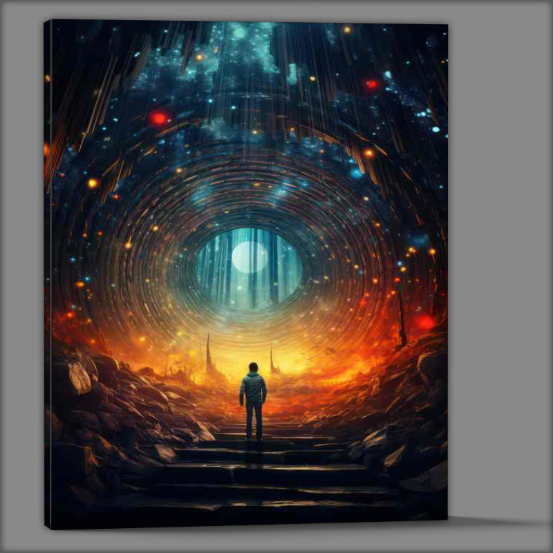 Buy Canvas : (Galactic Drifter The Lonely Astronauts Journey)