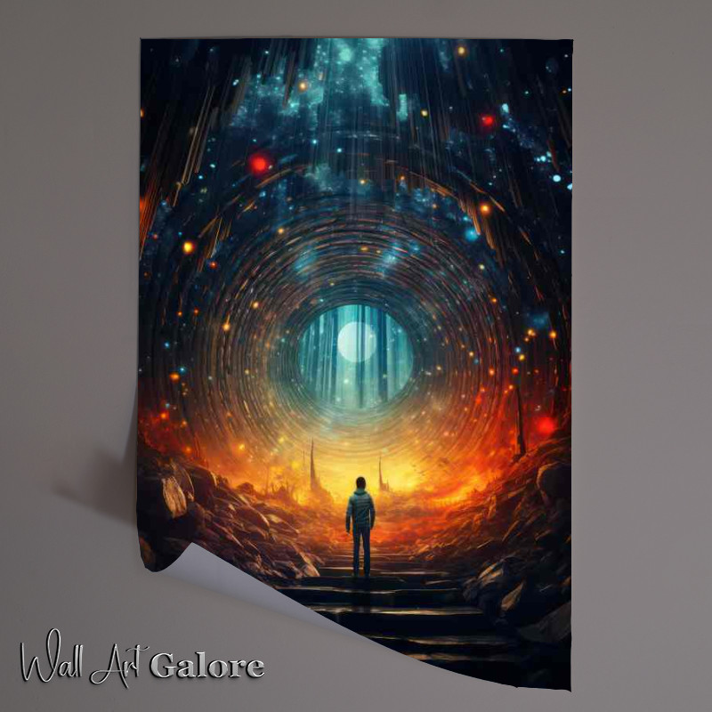 Buy Unframed Poster : (Galactic Drifter The Lonely Astronauts Journey)