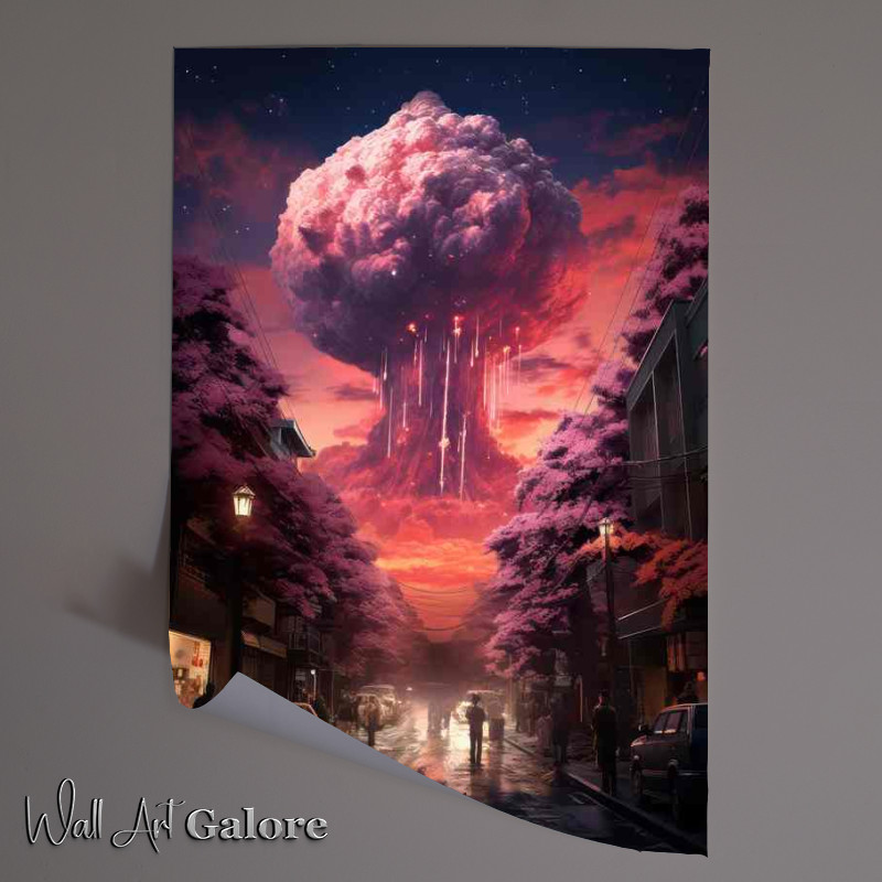 Buy Unframed Poster : (Galactic Wonders Space Pink Glow)