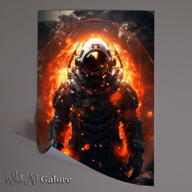 Buy Unframed Poster : (Infinite Explorer Mans Journey through the Cosmos)