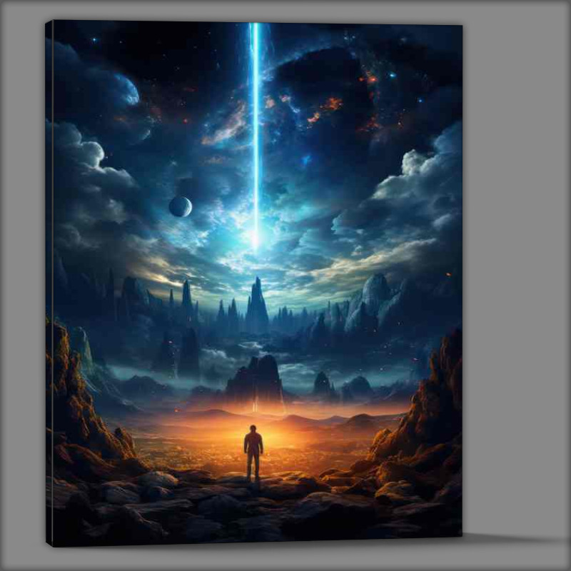 Buy Canvas : (Innovative Space Exploration Art Creative Cosmos)