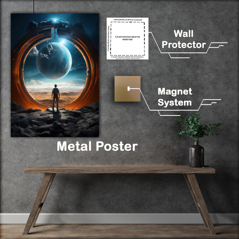 Buy Metal Poster : (Magical Space Odyssey Enchanting Cosmos)