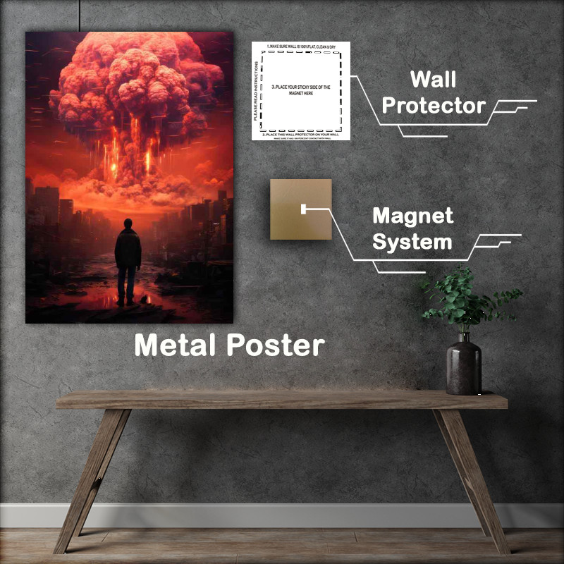 Buy Metal Poster : (Mesmerizing Celestial Design Artistic Space Exploration)