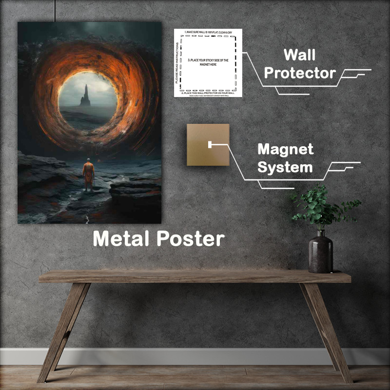 Buy Metal Poster : (Spacecraft Adventures To The Gateway)