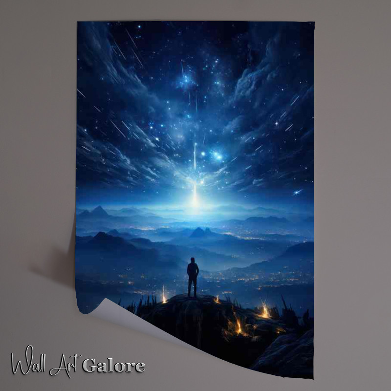 Buy Unframed Poster : (Stars and Solitude Lone Explorer in the Universe)