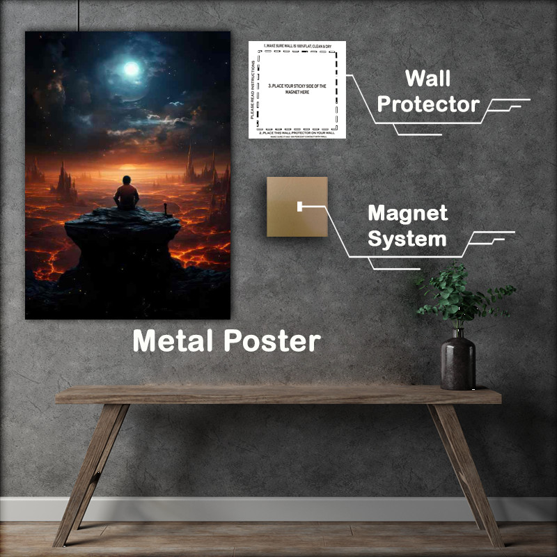 Buy Metal Poster : (Visionary Galactic Art Inspirational Stellar)