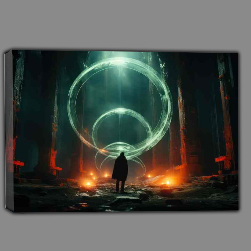 Buy Canvas : (Alien Worlds Imaginary Planet)