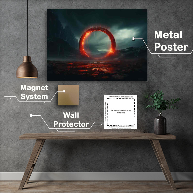 Buy Metal Poster : (Infinite Wander The Astronauts Cosmic Journey)