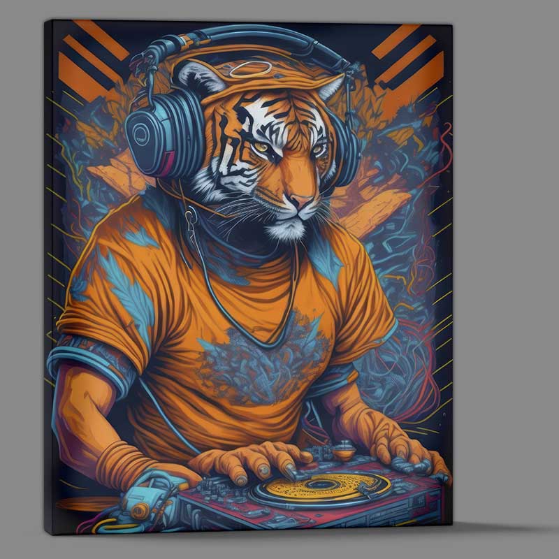 Buy Canvas : (Roaring Beats Bt Terry The Tiger)
