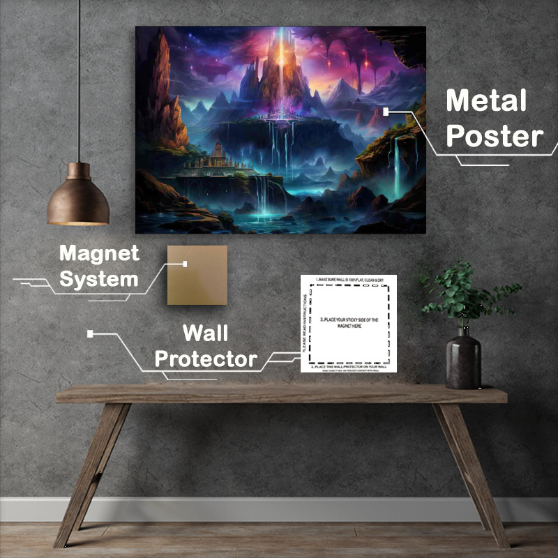 Buy Metal Poster : (Mystical Space Visions Ethereal Cosmos)