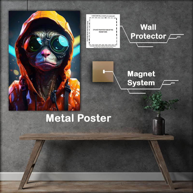 Buy Metal Poster : (Alien Intrigue Unveiling Interstellar Visitors)
