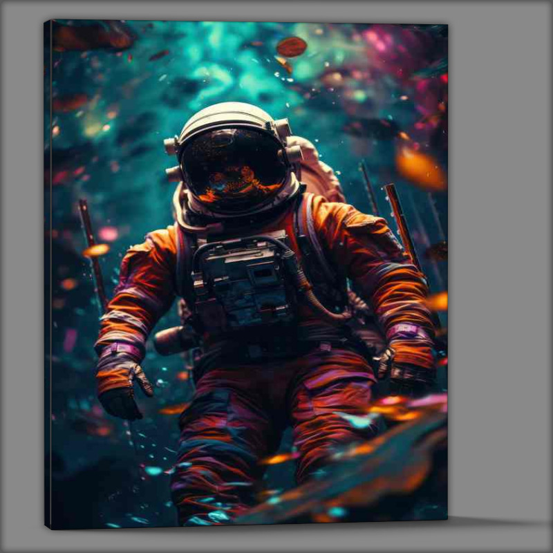 Buy Canvas : (Astral Pioneer Mans Journey to the Stars)