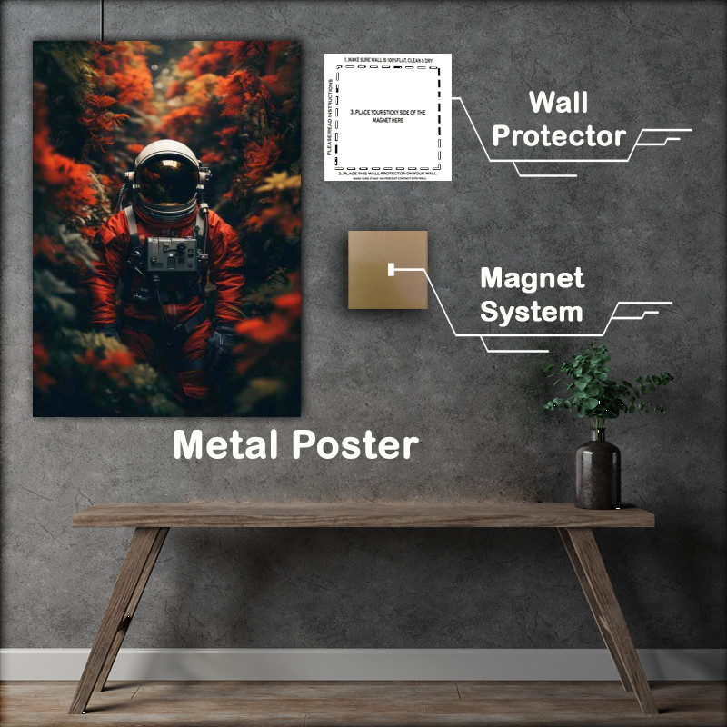 Buy Metal Poster : (Astronaut Interstellar Explorer)