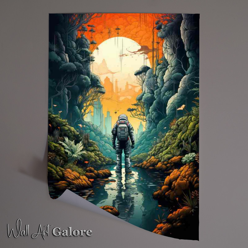 Buy Unframed Poster : (Astronauts Intergalactic Journey)