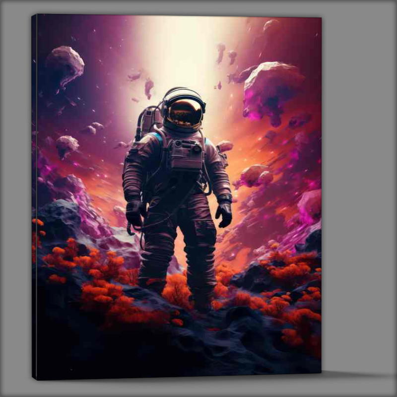 Buy Canvas : (Astronauts Journey to New Frontiers)
