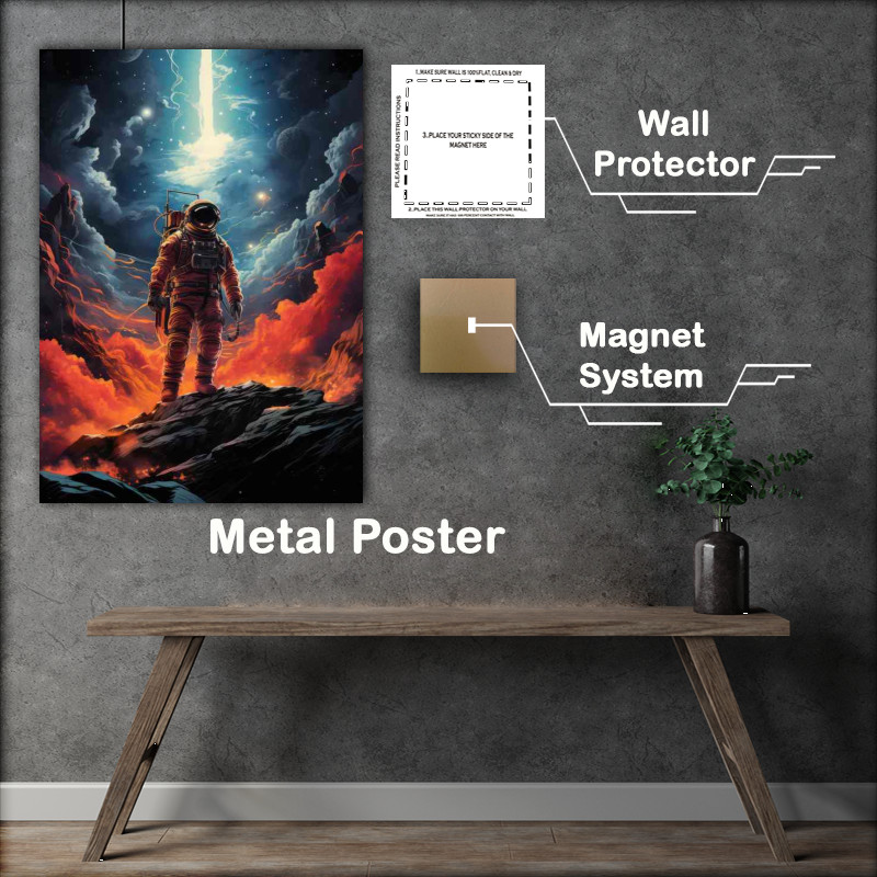 Buy Metal Poster : (Beyond Our Reach The Endeavors of Space Exploration)