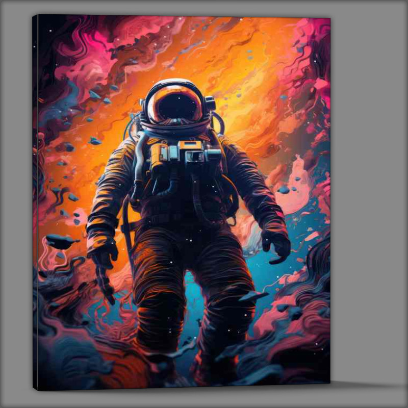 Buy Canvas : (Beyond the Universe Astronauts Journey to the Stars)