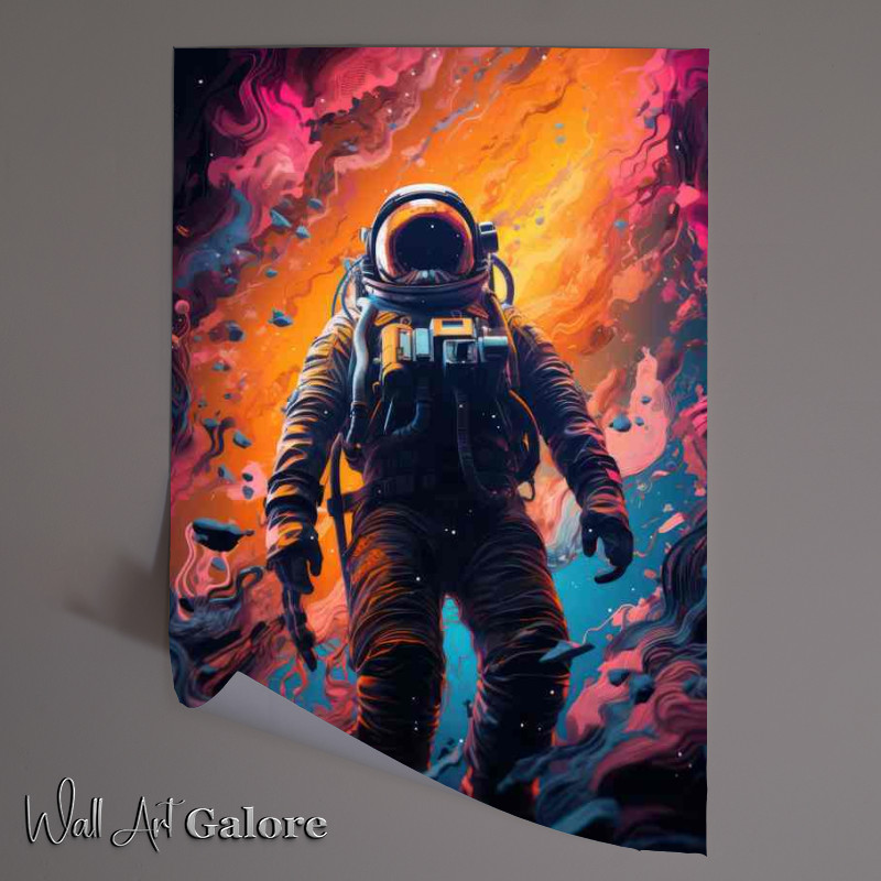 Buy Unframed Poster : (Beyond the Universe Astronauts Journey to the Stars)