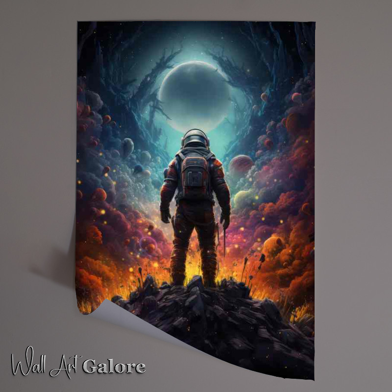 Buy Unframed Poster : (Celestial Pioneer The Astronauts Journey)