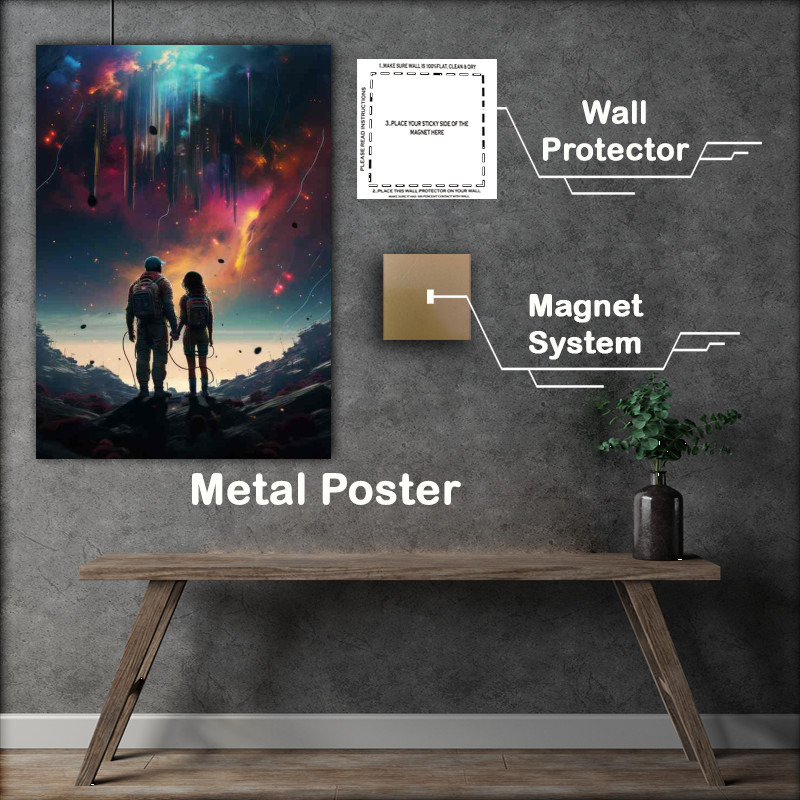 Buy Metal Poster : (Cosmic Expeditions Unveiling the Universes Secrets)