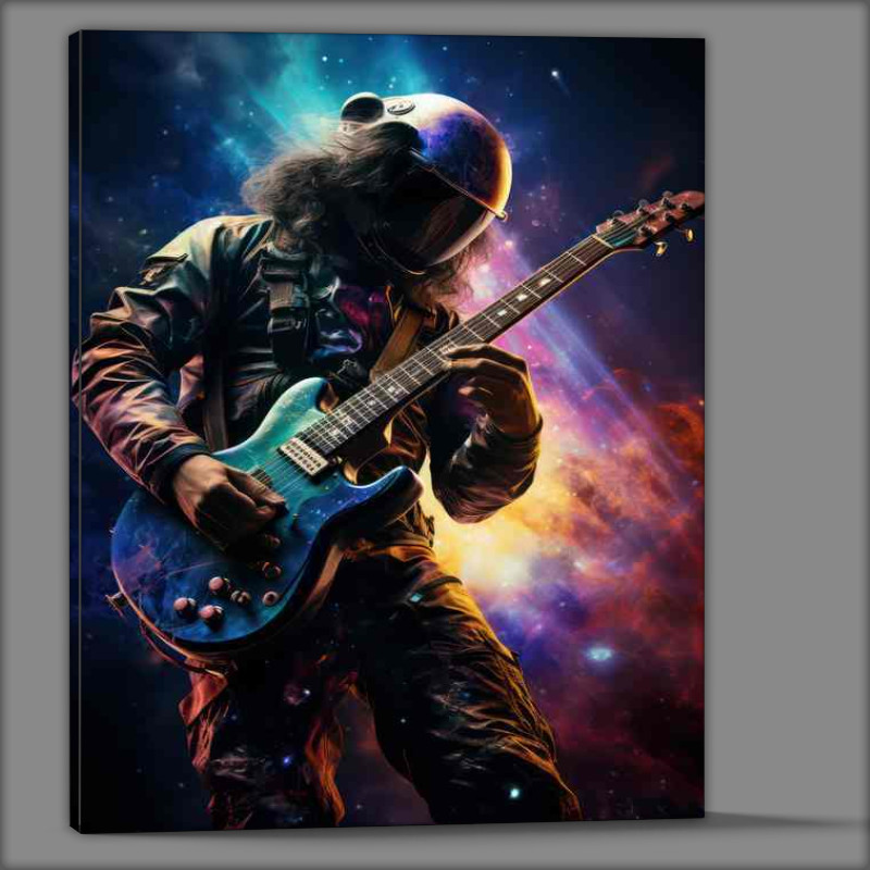Buy Canvas : (Cosmic Journeys Probing the guitar)