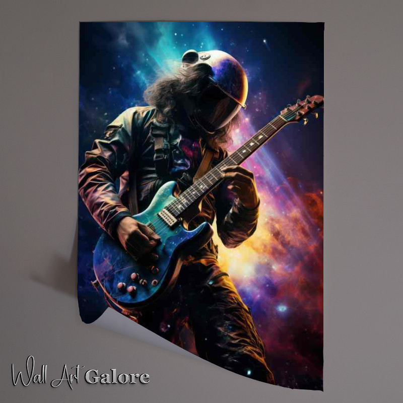 Buy Unframed Poster : (Cosmic Journeys Probing the guitar)