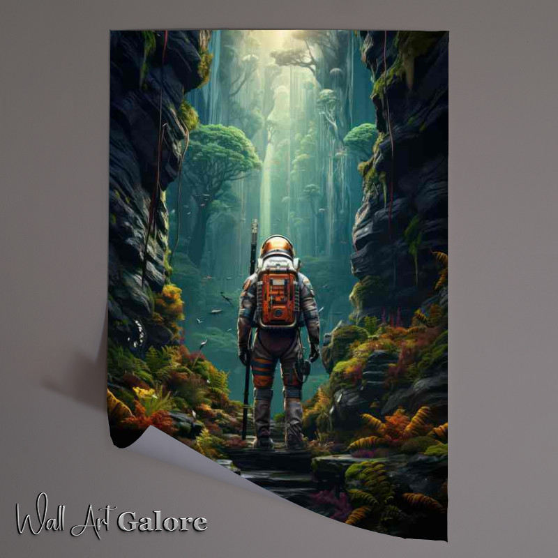 Buy Unframed Poster : (Cosmic Pioneer Astronauts Exploration of the Stars)