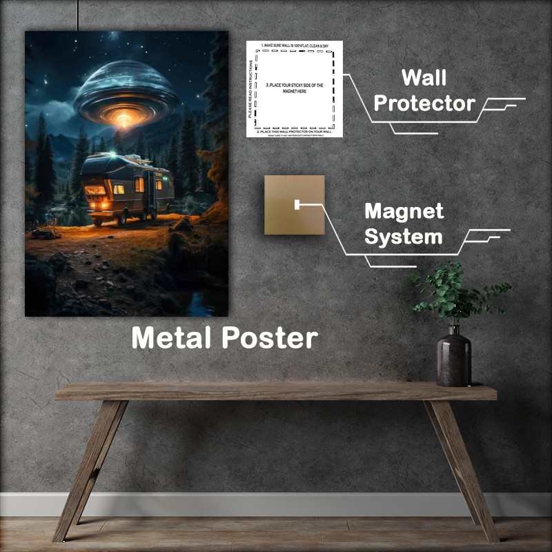 Buy Metal Poster : (Cosmic Visitors Unearthing UFO Secrets)