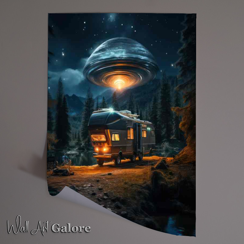 Buy Unframed Poster : (Cosmic Visitors Unearthing UFO Secrets)