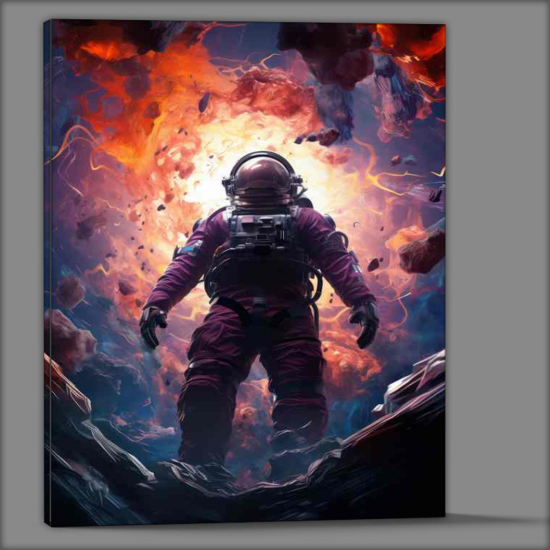 Buy Canvas : (Cosmic Voyager Mans Exploration of New Worlds)