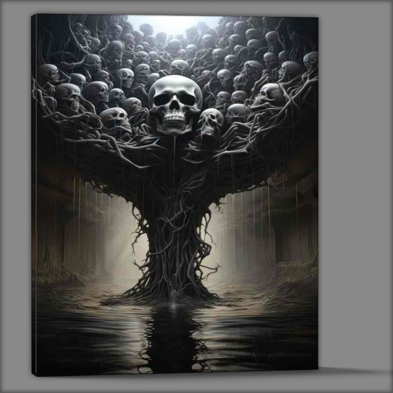 Buy Canvas : (Bleached Bones and Haunting Hymns)