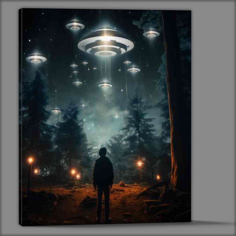 Buy Canvas : (ET Chronicles Real-Life UFO Encounters)