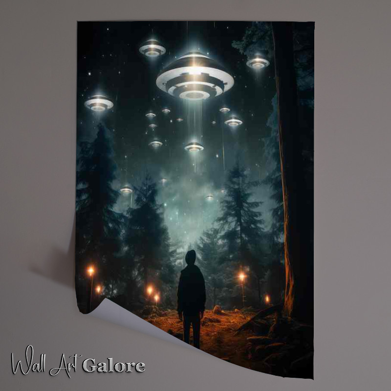 Buy Unframed Poster : (ET Chronicles Real-Life UFO Encounters)