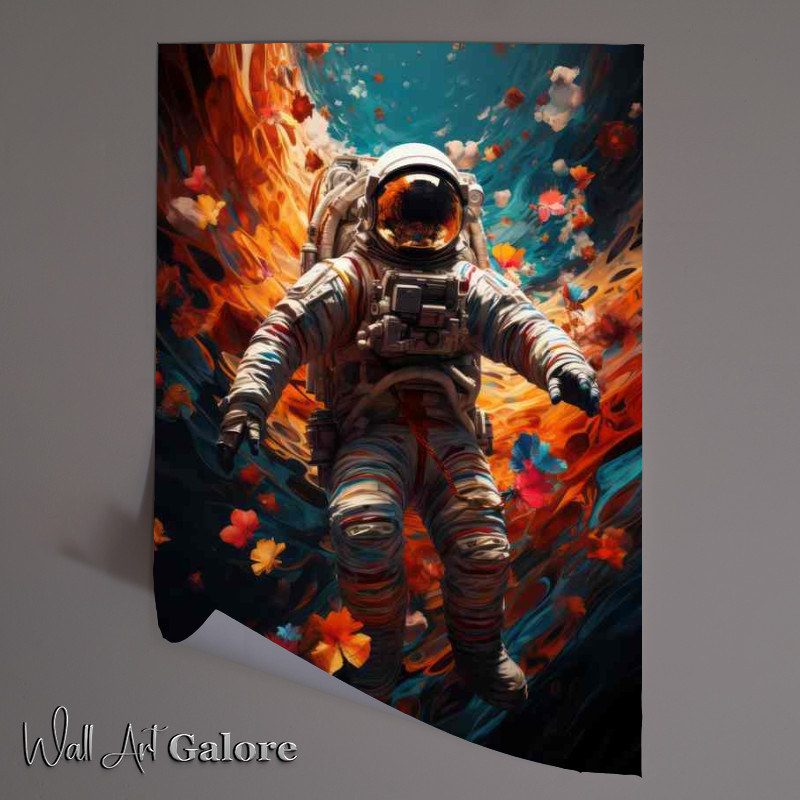 Buy Unframed Poster : (Eternal Odyssey Astronauts Quest in the Cosmos)