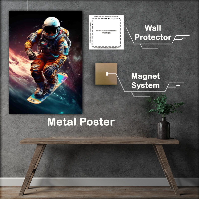 Buy Metal Poster : (Exploring the Infinite Navigating the Universes Wonders)