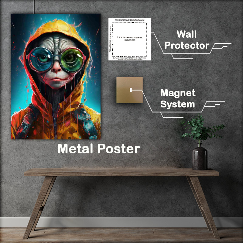 Buy Metal Poster : (Extraterrestrial Enigma Unlocking Alien Mysteries)