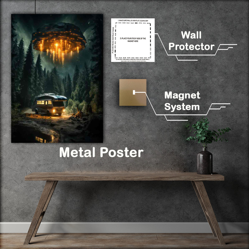 Buy Metal Poster : (Flying Object Phenomena UFO Sightings Unveiled)