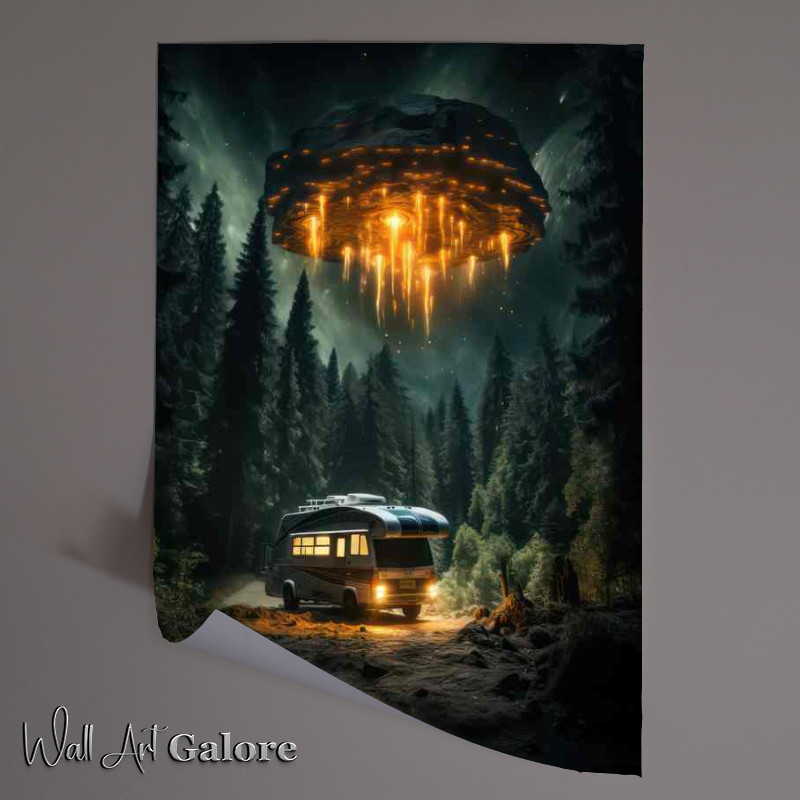 Buy Unframed Poster : (Flying Object Phenomena UFO Sightings Unveiled)
